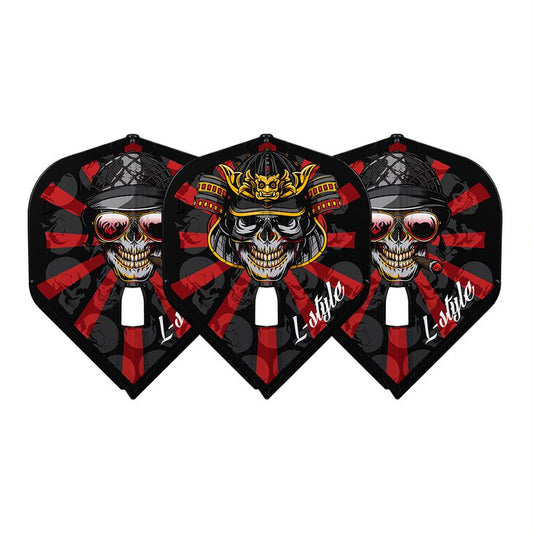 Dart Flights L-Style Signature Champagne Flight:L1Pro Kami Standard Marijanovic v2 GI/Samurai Type C Black