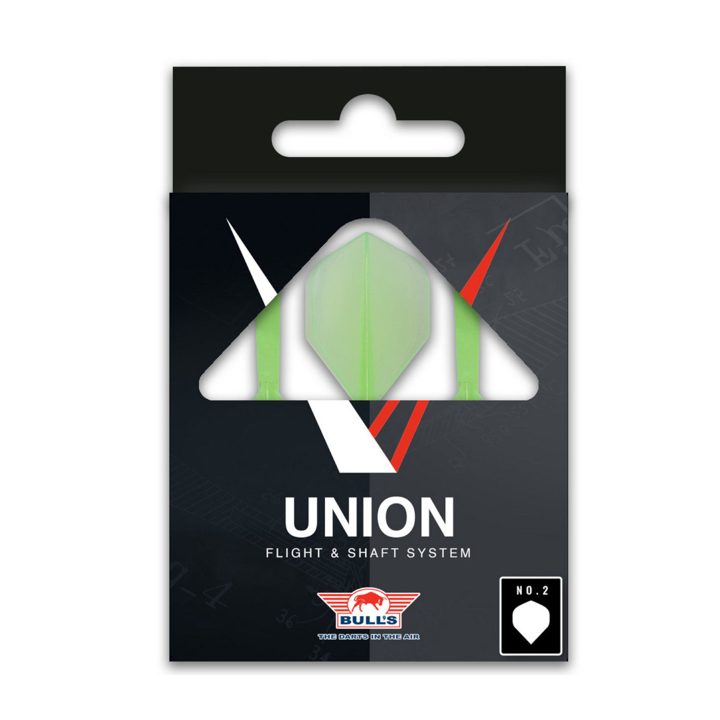 Dart Flight BULL'S Union System No.2 Green