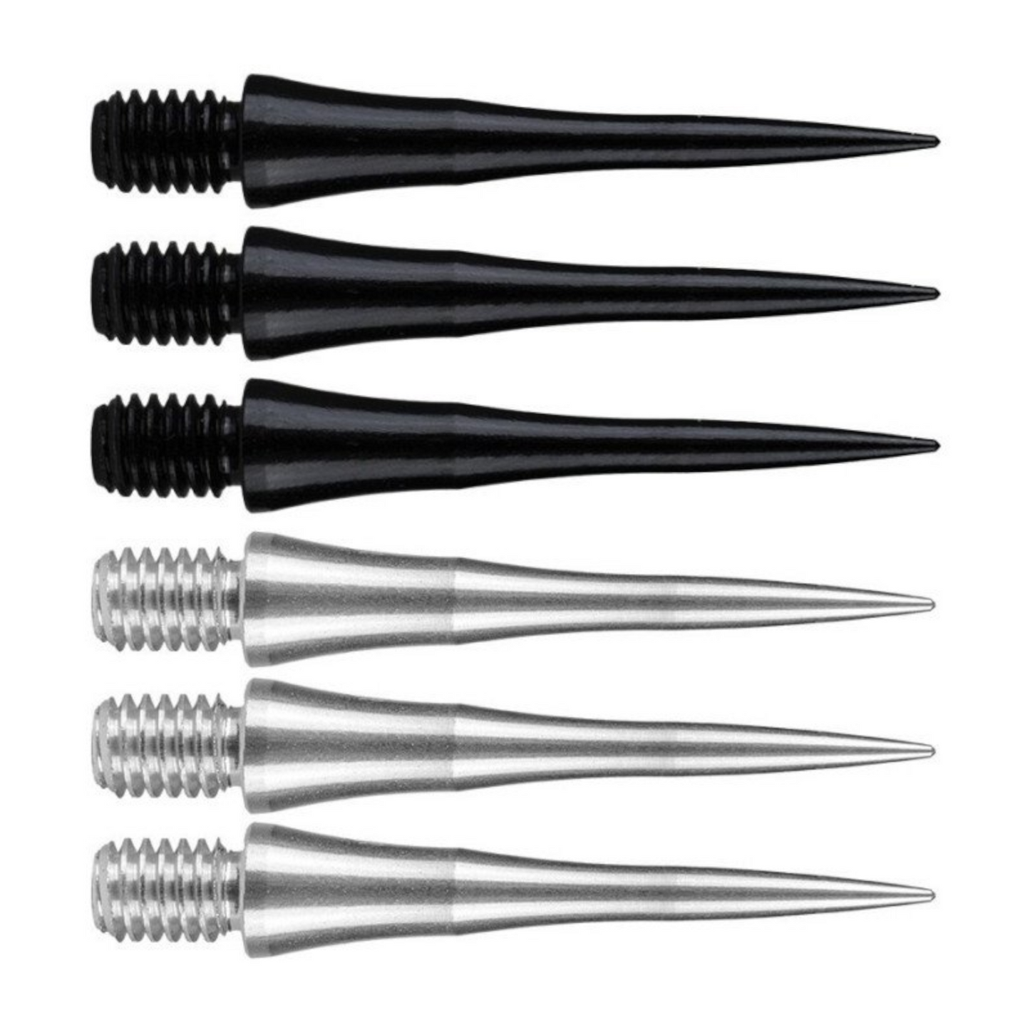 Dart Spitzen BULL'S Aviation Conversion Points Silber 30 mm