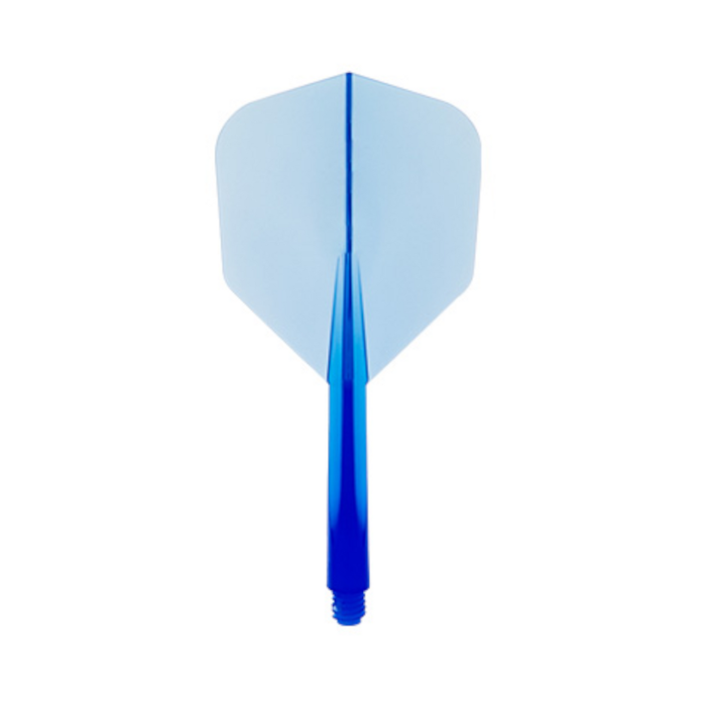 Dart Flights CONDOR Plain (Zero Stress) Clear Blue Small