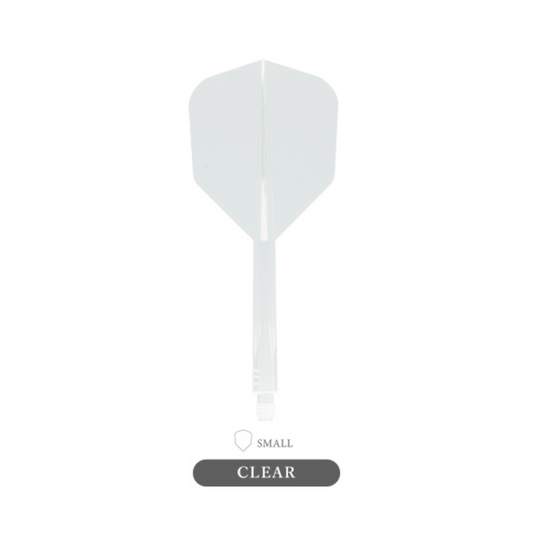 Dart Flights CONDOR AXE Clear Small