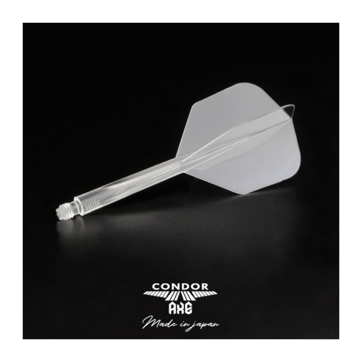 Dart Flights CONDOR AXE Clear Small