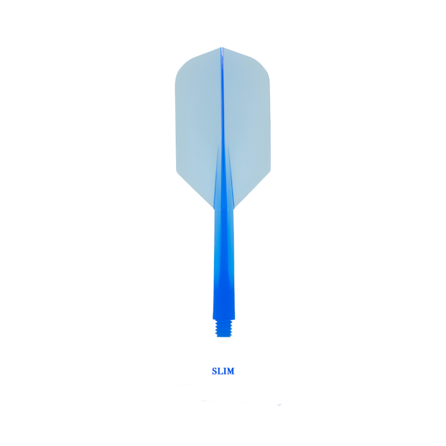 Dart Flights CONDOR Plain (Zero Stress) Clear Blue Slim