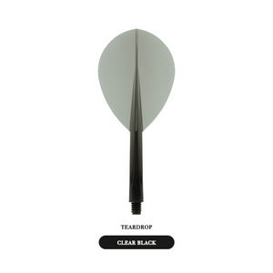 Klar Schwarz Teardrop