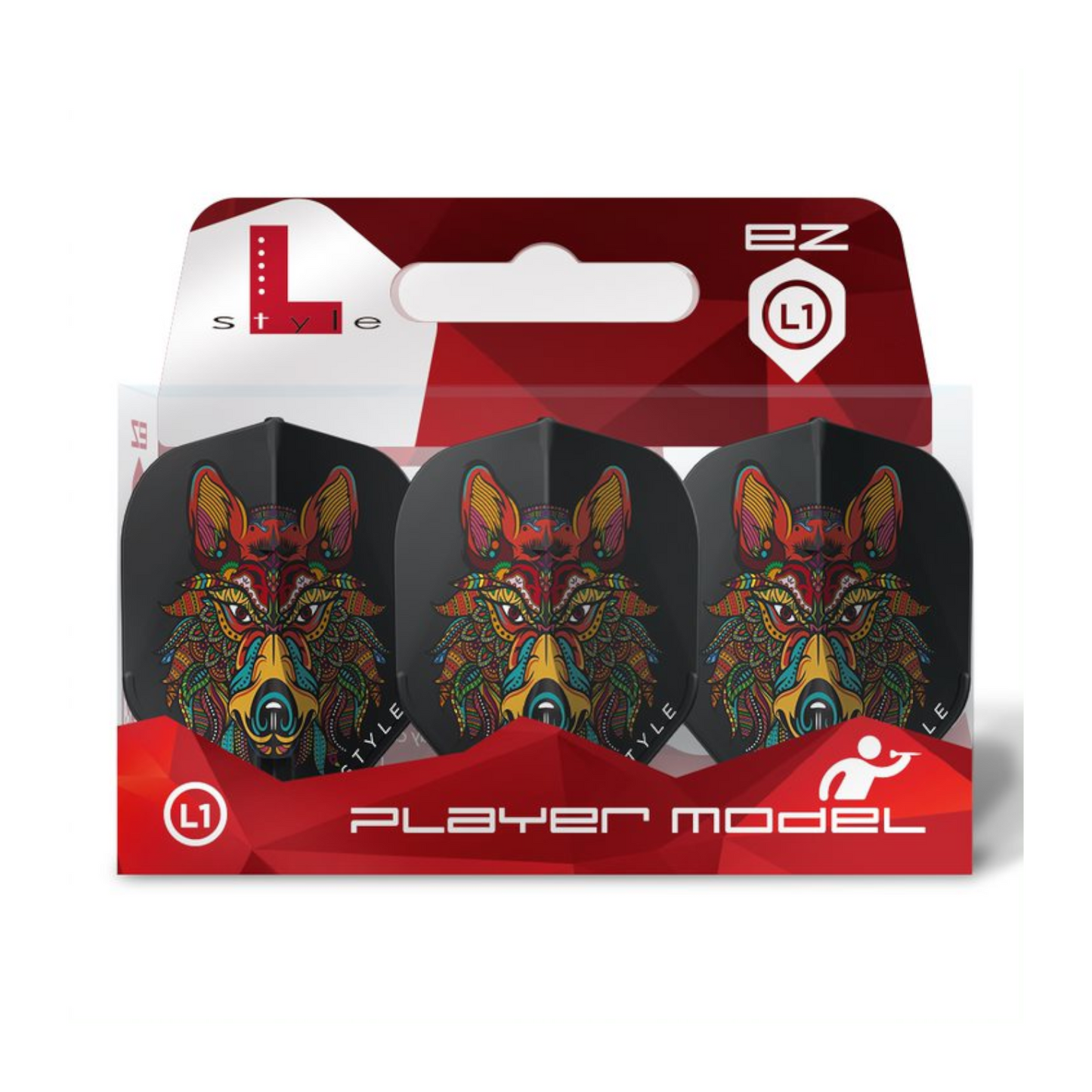 Dart Flights L-Style Signature Champagne Flight: L1EZ Standard Almudena Black