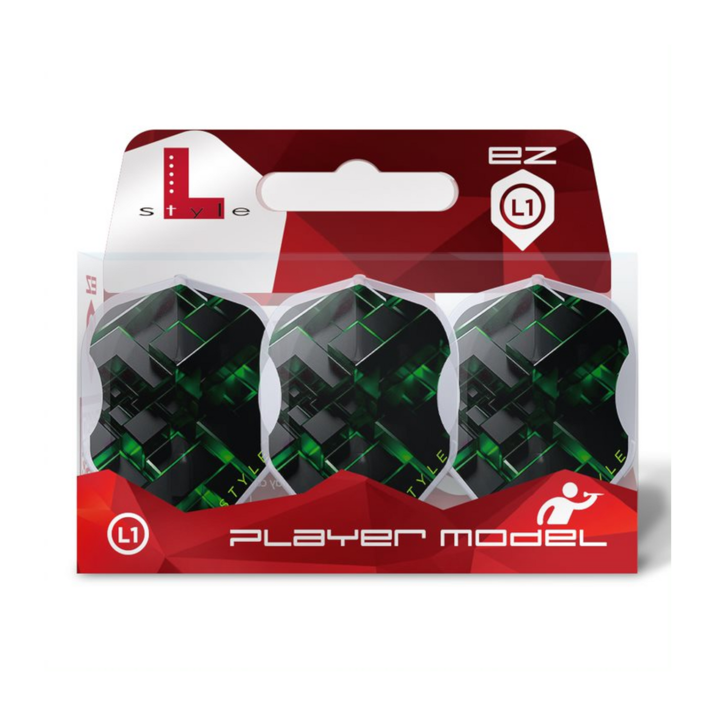 Dart Flights L-Style Signature Champagne Flight: L1EZ Standard Franz Rotzsch Clear White