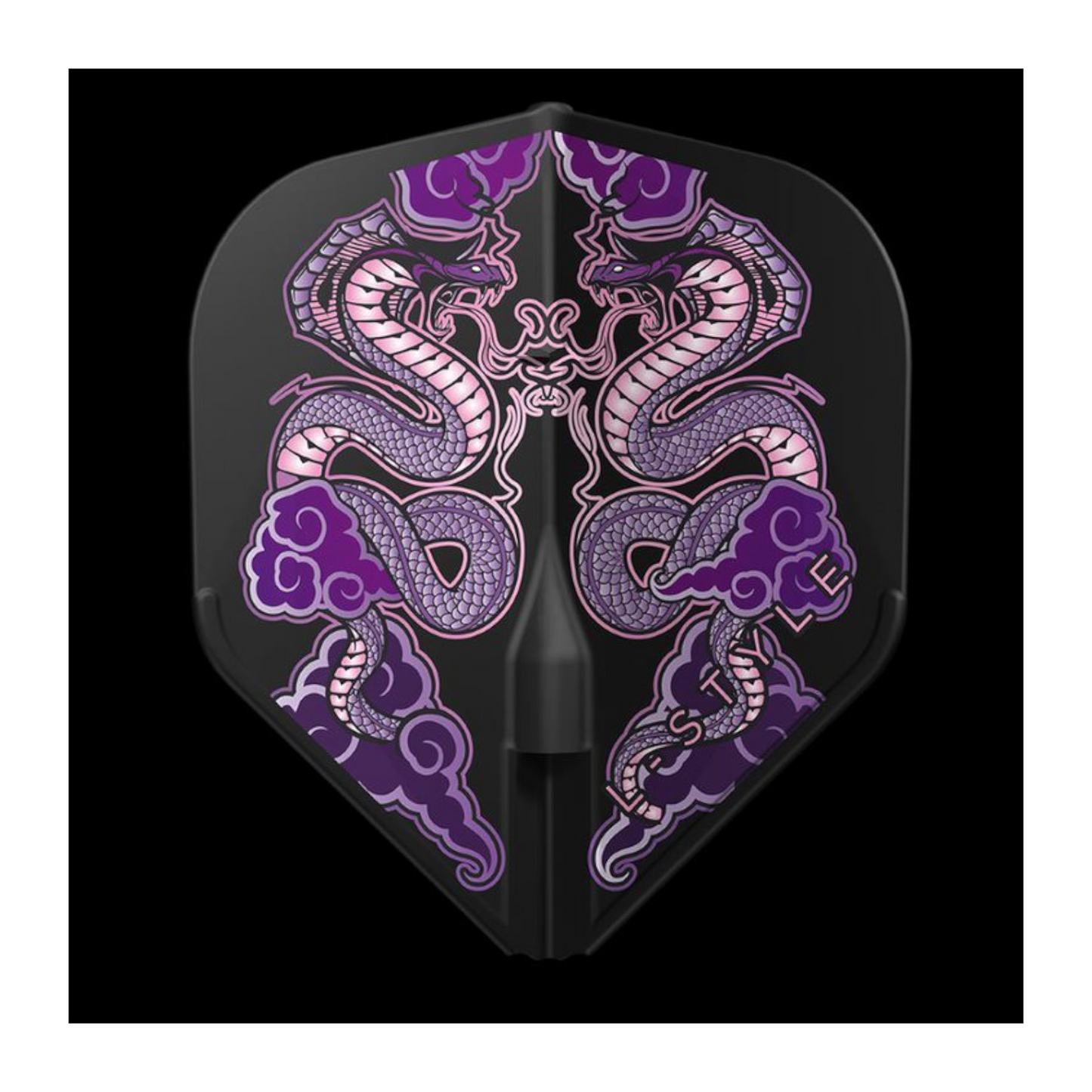 Dart Flights L-Style Signature Champagne Flight: L1EZ Standard Jelle Klaasen V7 Black