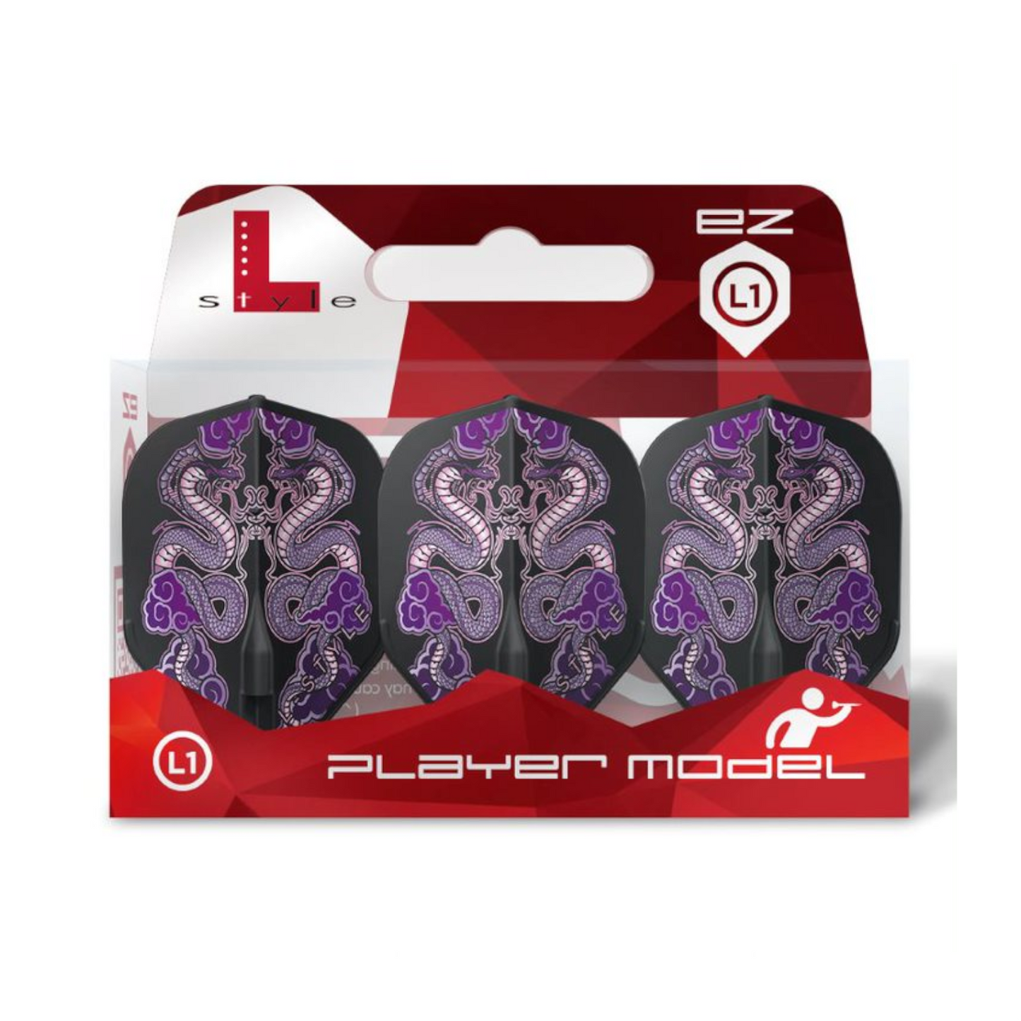 Dart Flights L-Style Signature Champagne Flight: L1EZ Standard Jelle Klaasen V7 Black