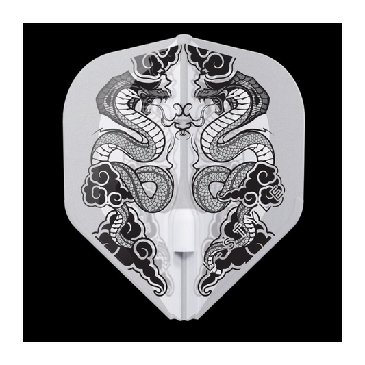 Dart Flights L-Style Signature Champagne Flight: L1EZ Standard Jelle Klaasen V7 Clear White