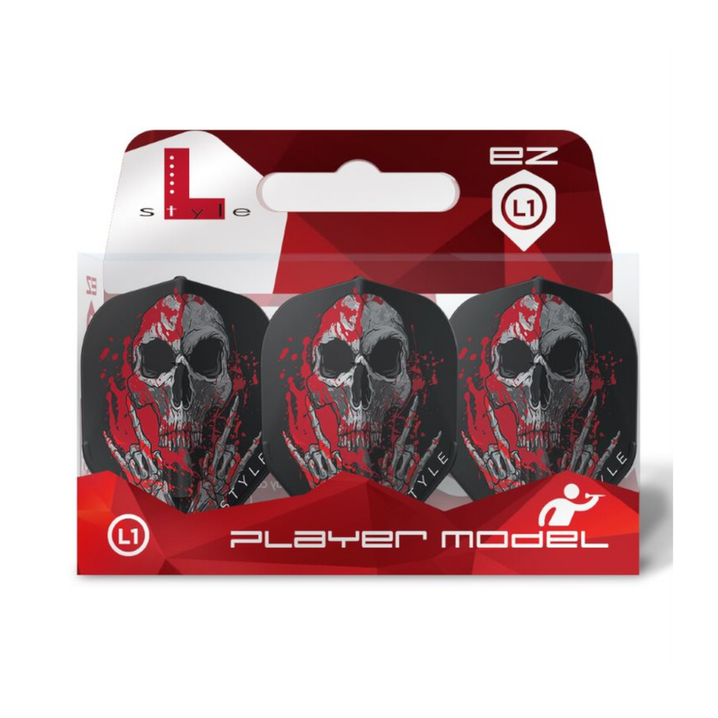 Dart Flights L-Style Signature Champagne Flight: L1EZ Standard Ryan Searle V3 Black