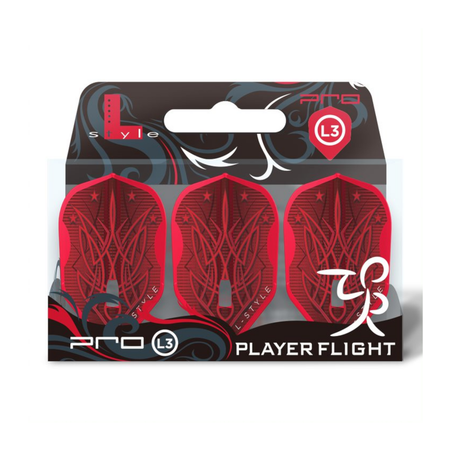 Dart Flights L-Style Signature Champagne Flight: L3PRO Lisa Ashton V3 Red