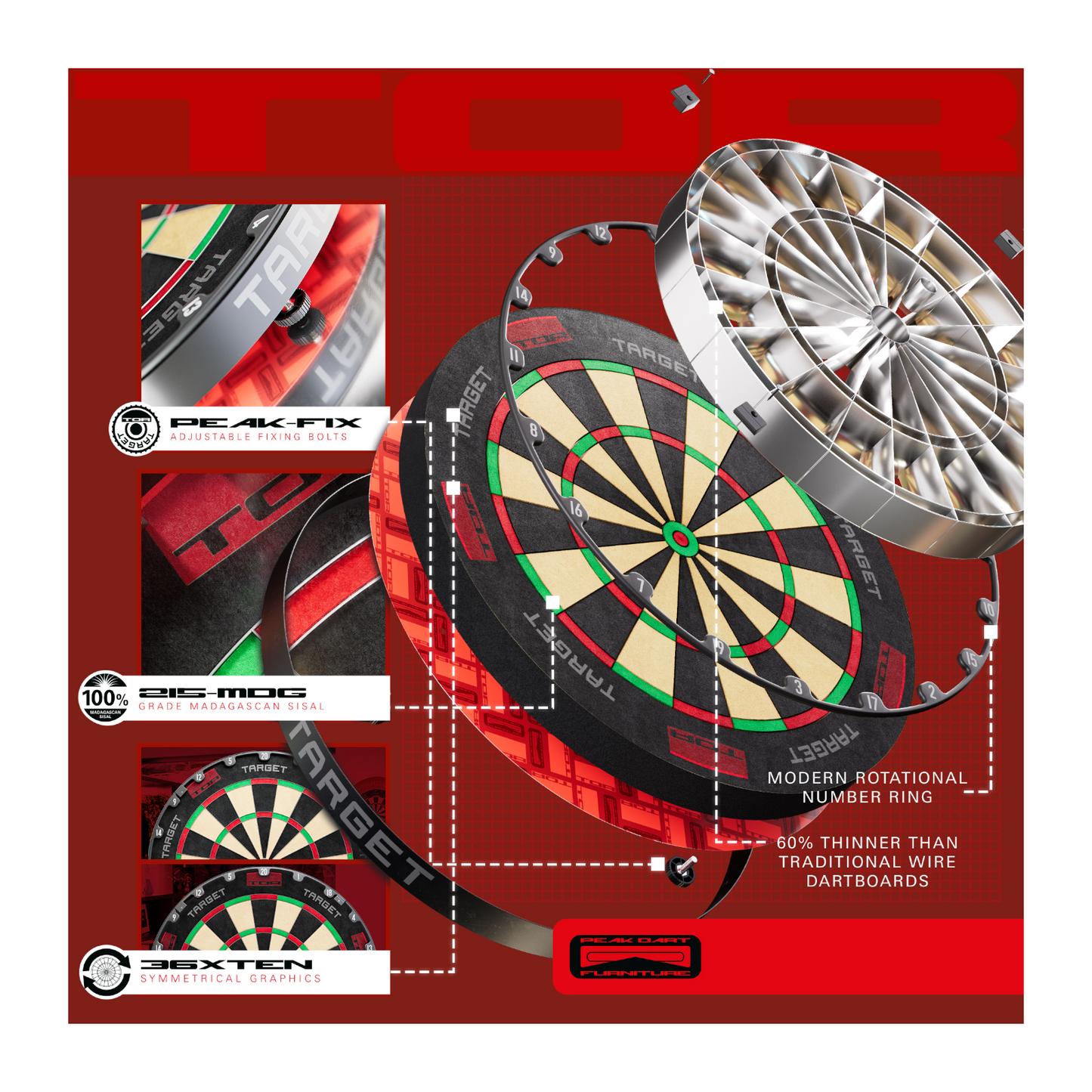 Dartboard TARGET TOR