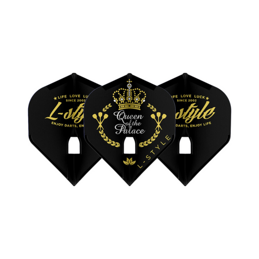 Dart Flights L-Style Signature Champagne Flight: L1PRO Standard Fallon V3.1 Black