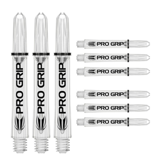 Dart Shafts TARGET PRO GRIP 3er Set Clear