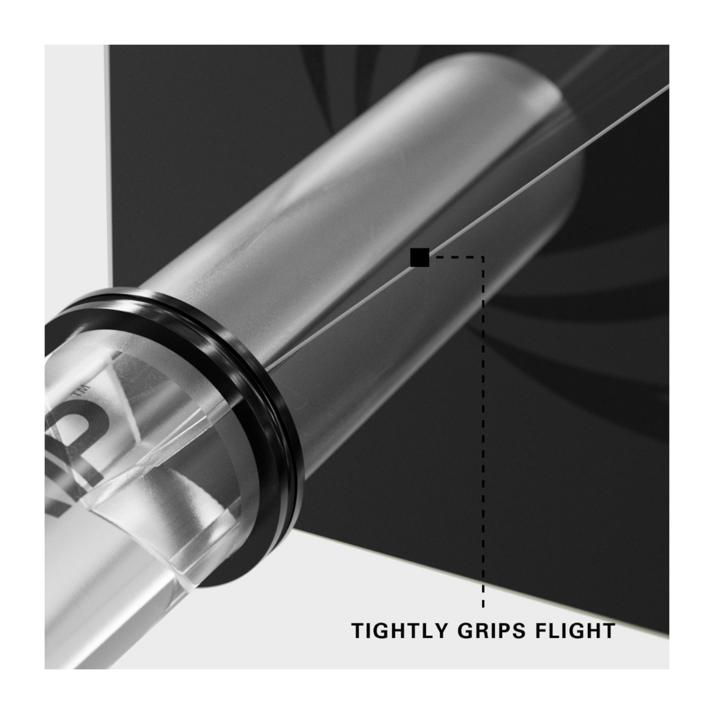 Dart Shafts TARGET PRO GRIP 3er Set Clear