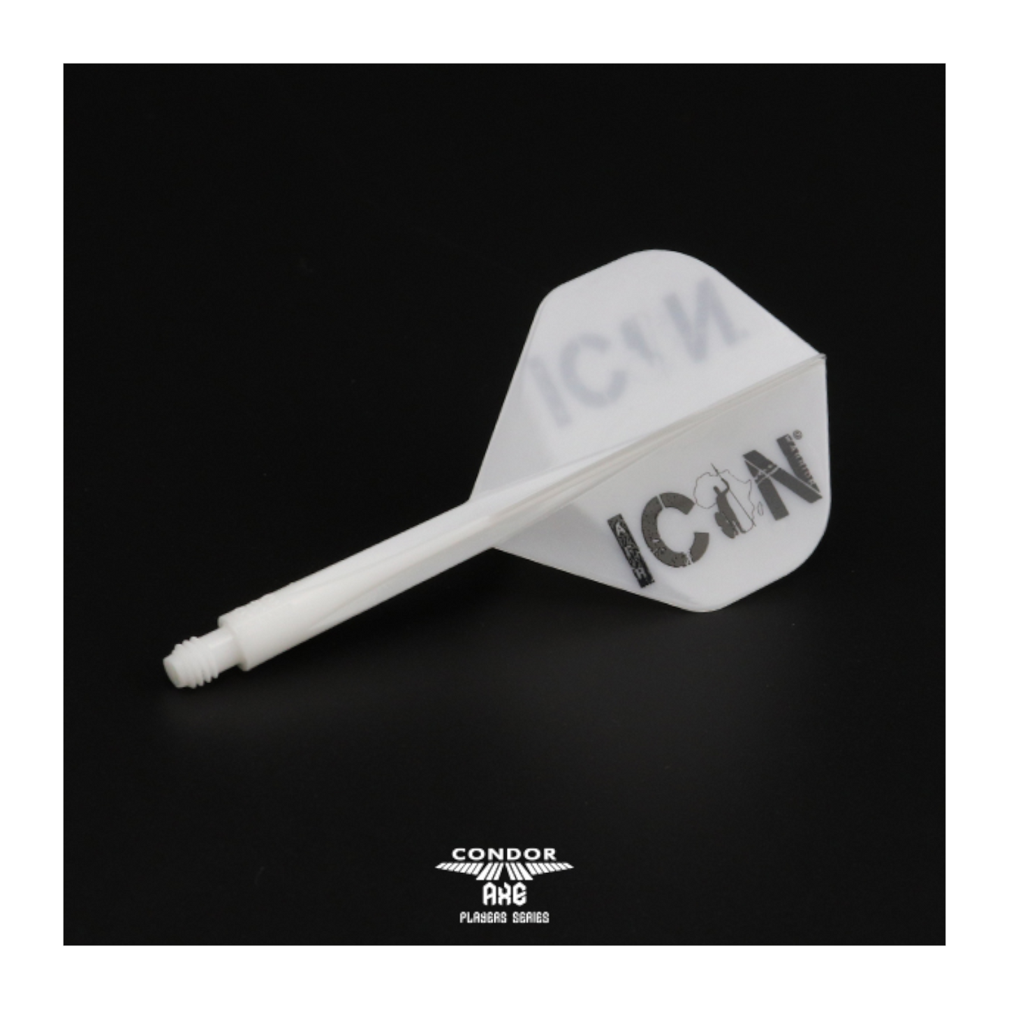 Dart Flights CONDOR AXE "African Warrior" Weiß Standard