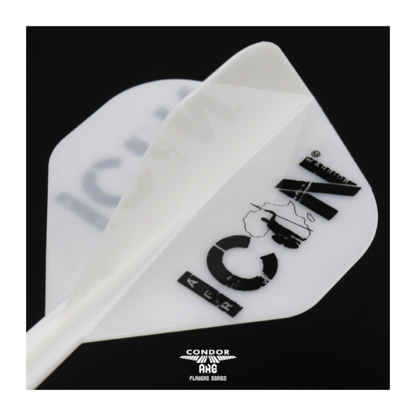Dart Flights CONDOR AXE "African Warrior" Weiß Standard