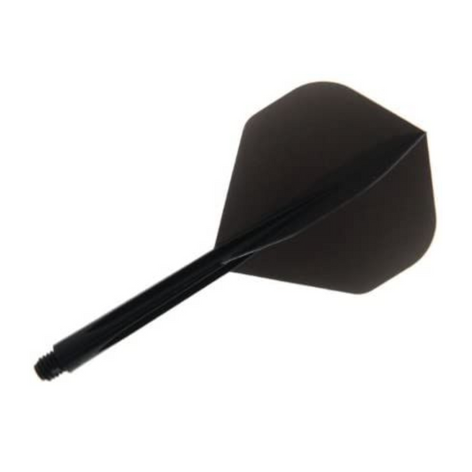 Dart Flights CONDOR Plain (Zero Stress) Schwarz Standard
