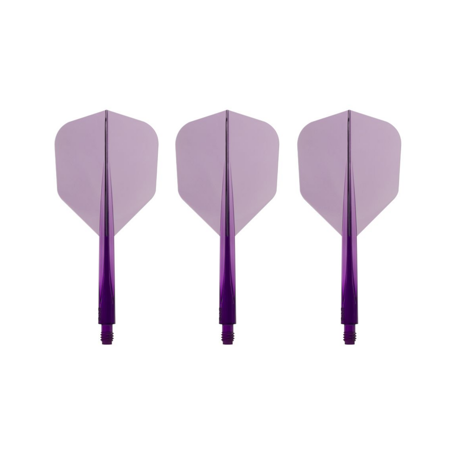 Dart Flights CONDOR AXE Clear-Purple Small
