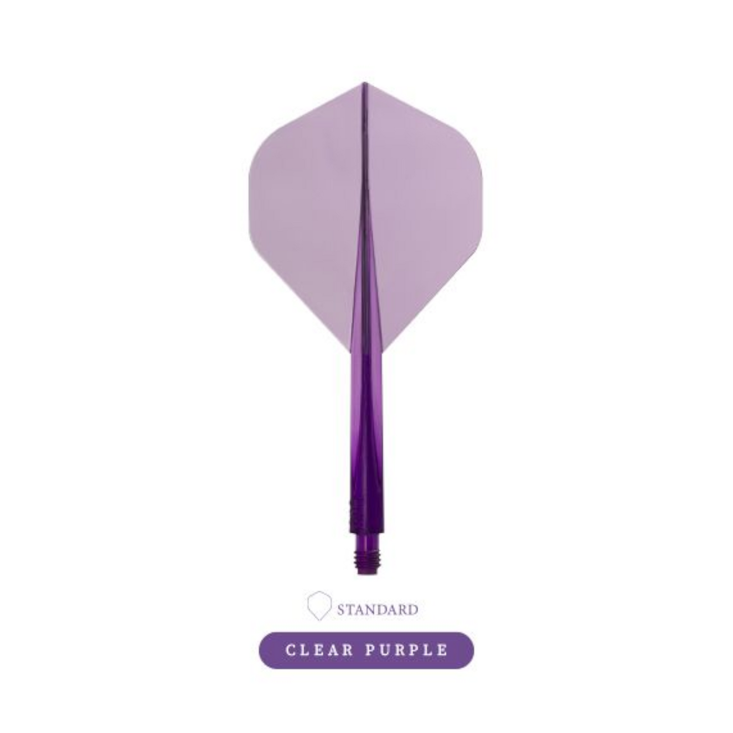 Dart Flights CONDOR AXE Clear-Purple Standard