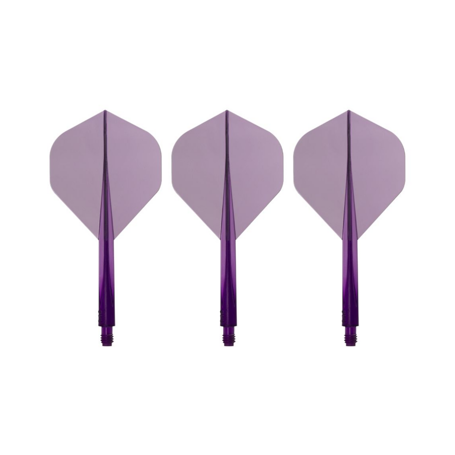 Dart Flights CONDOR AXE Clear-Purple Standard