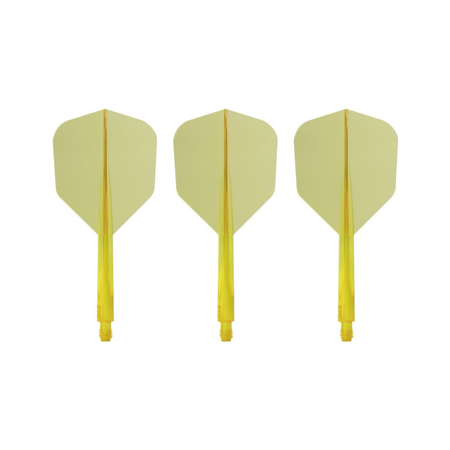 Dart Flights CONDOR AXE Clear-Yellow Small