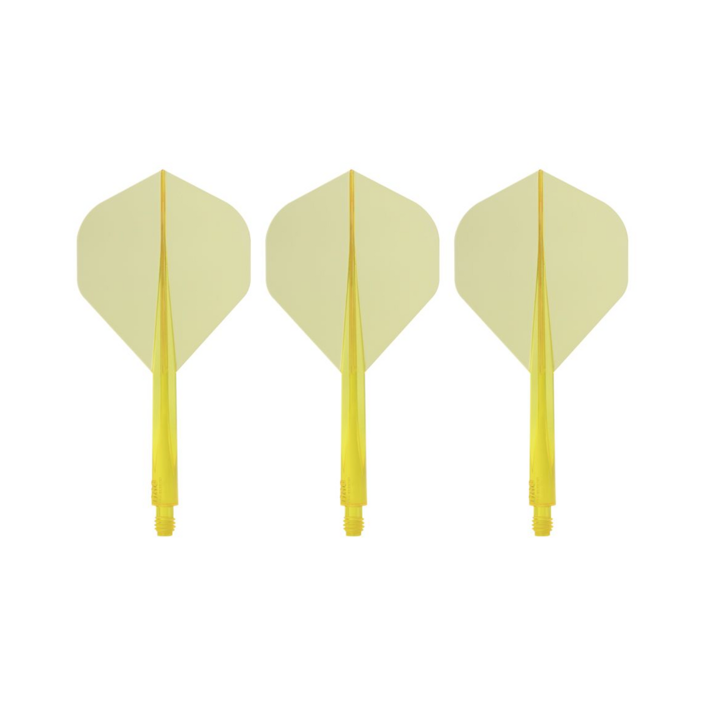 Dart Flights CONDOR AXE Clear-Yellow Standard