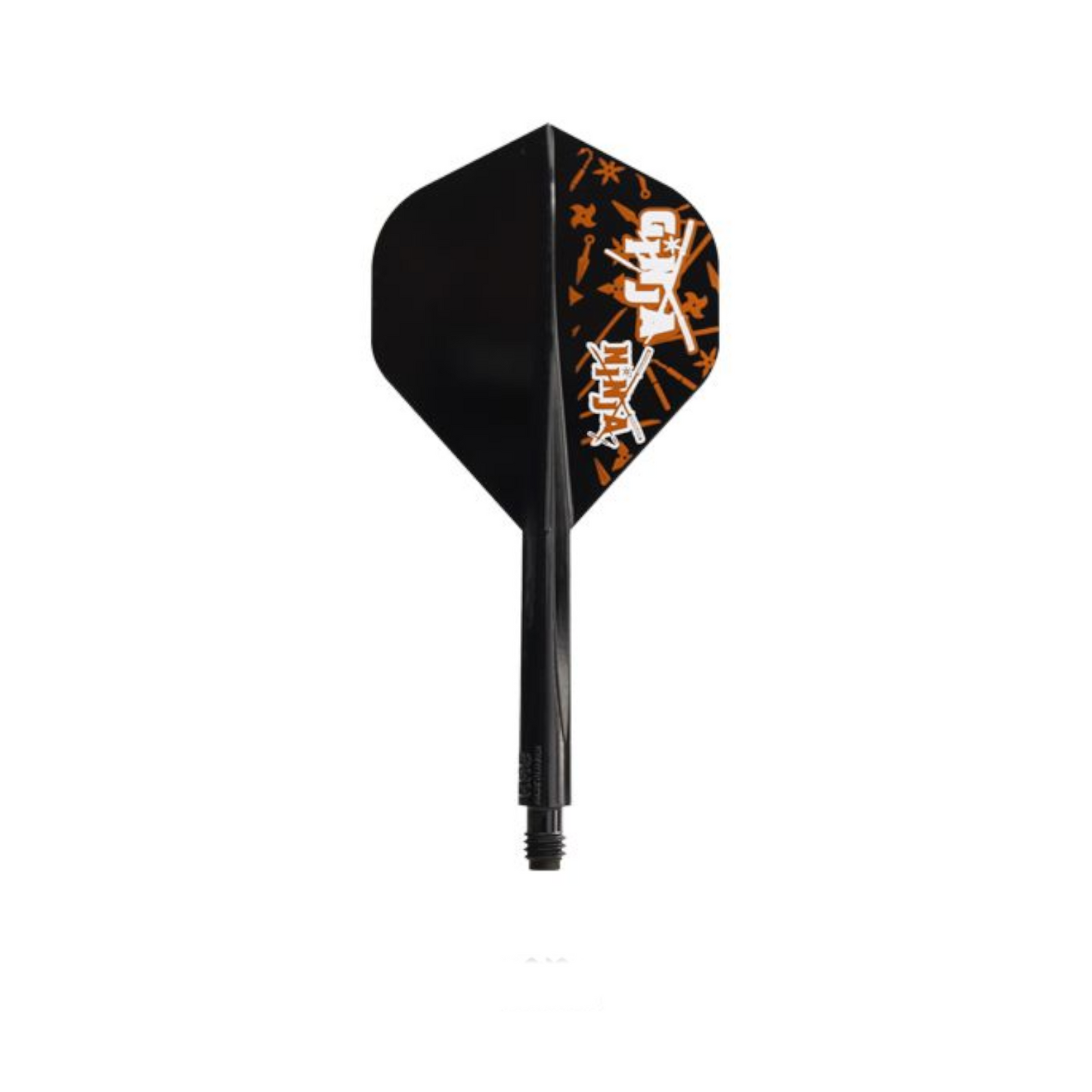 Dart Flights CONDOR AXE "Ginja Ninja" Schwarz Standard