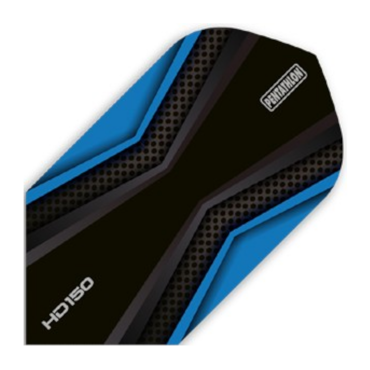 Dart Flight Pentathlon HD150 Flights cyan/black Slim