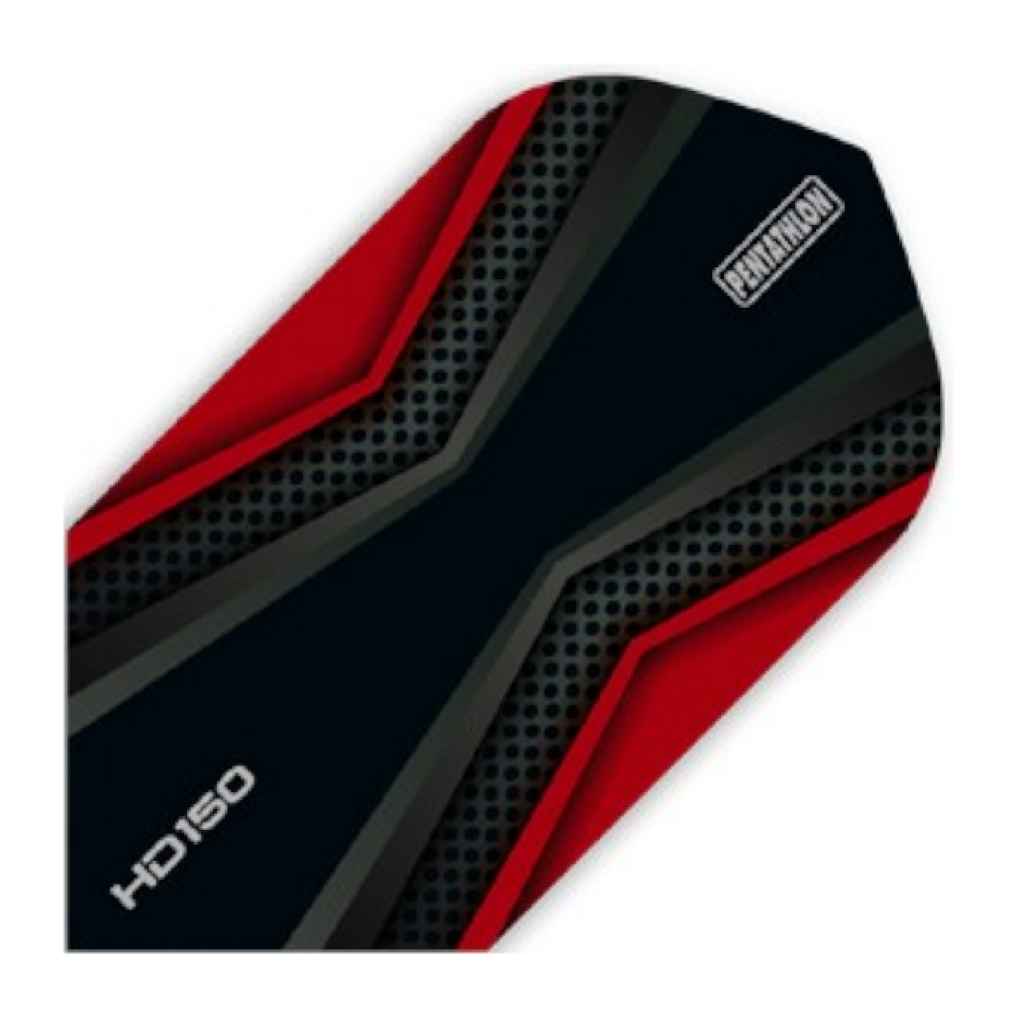 Dart Flight Pentathlon HD150 Flights red/black Slim