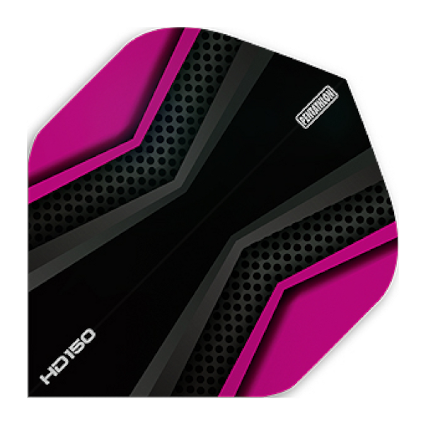 Dart Flights Pentathlon HD150 Flights NO.2 magenta/schwarz