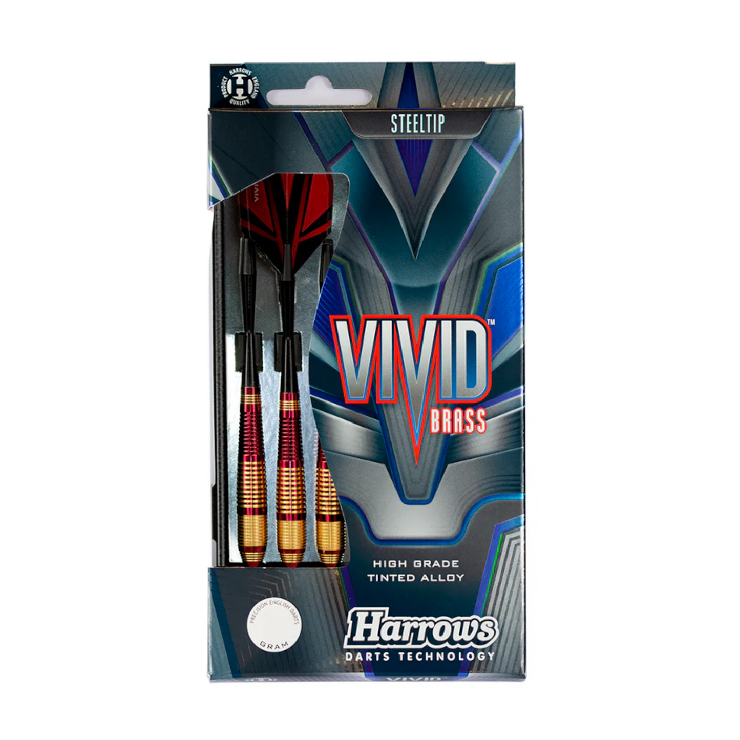 Steeldart HARROWS Vivid Red