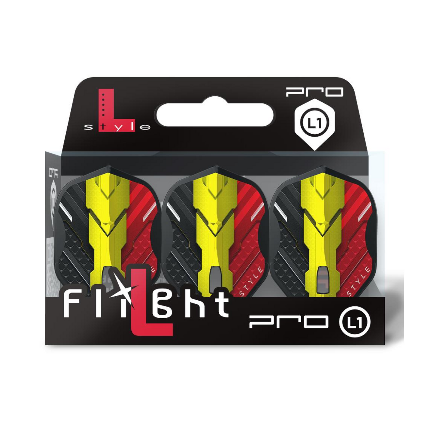 Dart Flights L-Style Signature Champagne Flight: L1PRO V Series Type C Black