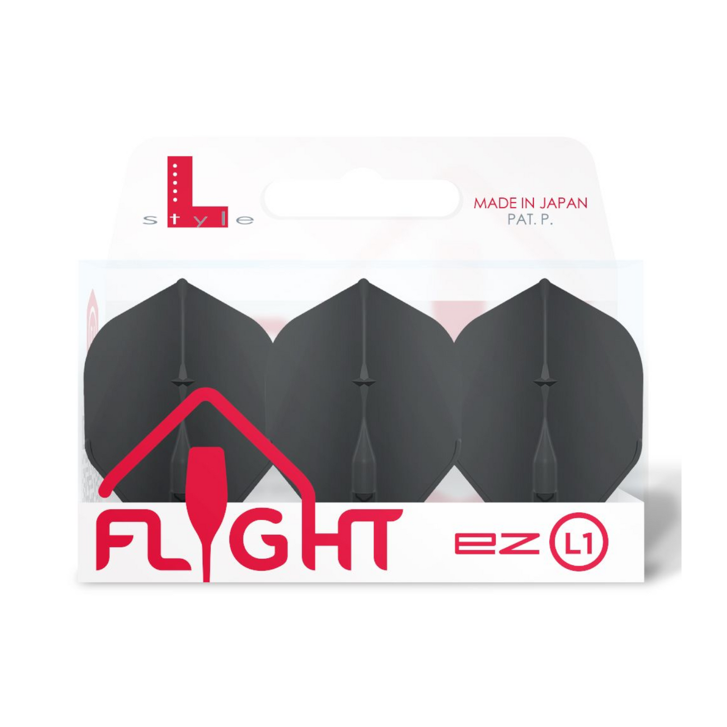 Dart Flights L-Style L1EZ Standard Black