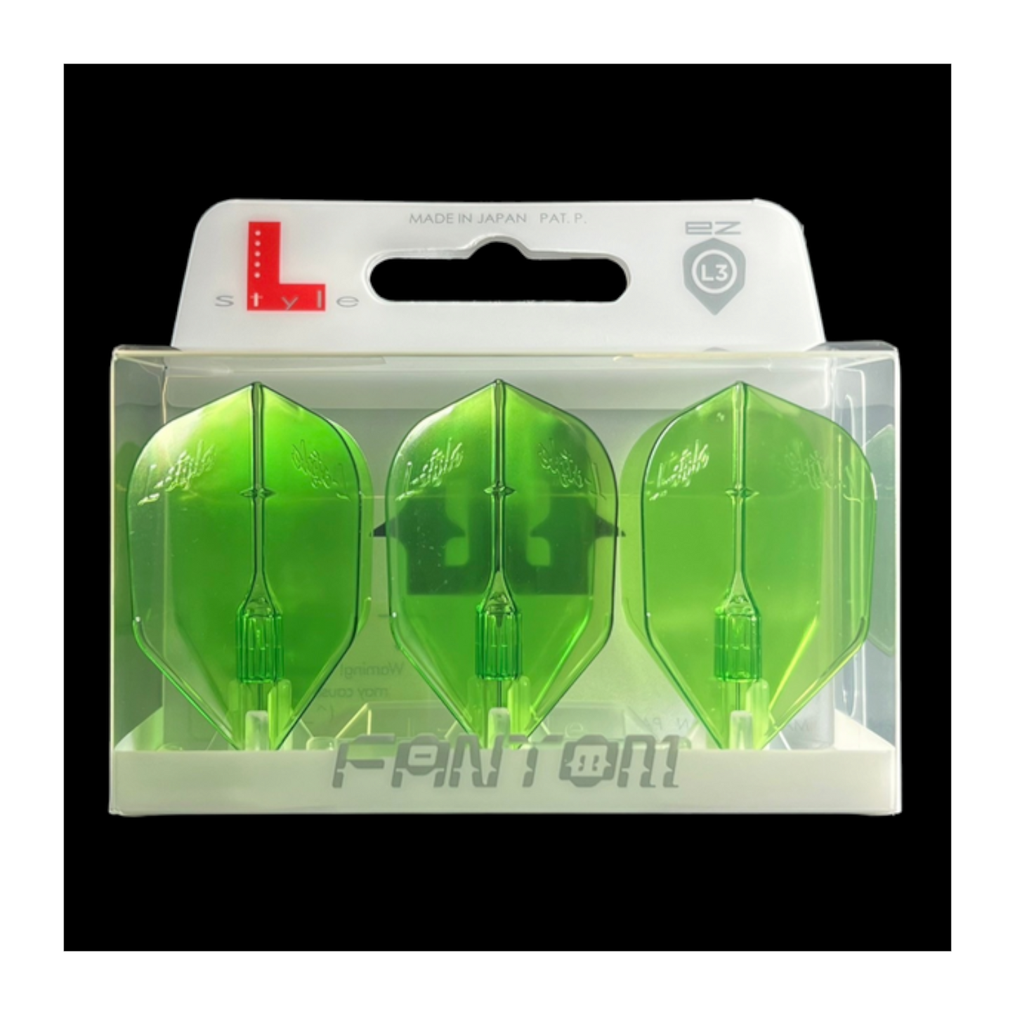 Dart Flights L-Style L3EZ Fantom Green