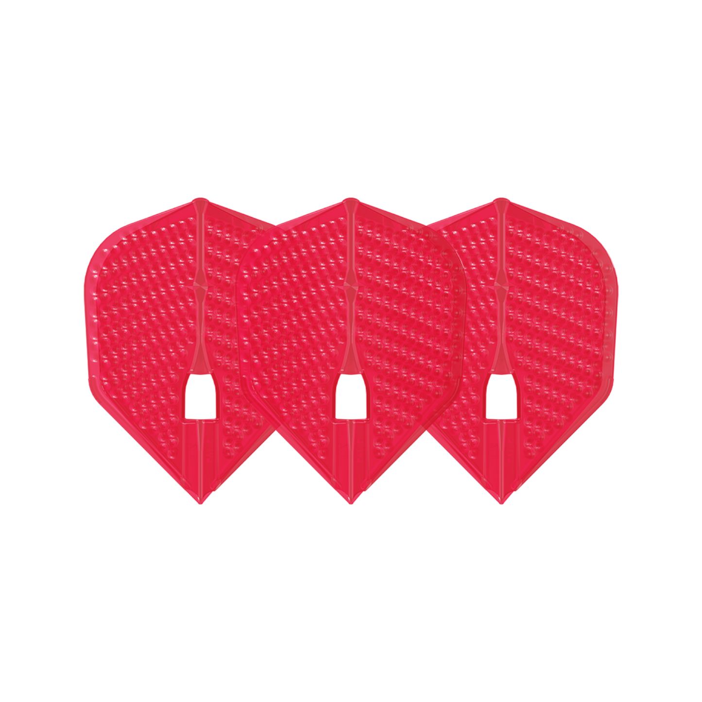 Dart Flights L-Style L3PRO DIMPLE Shape Red