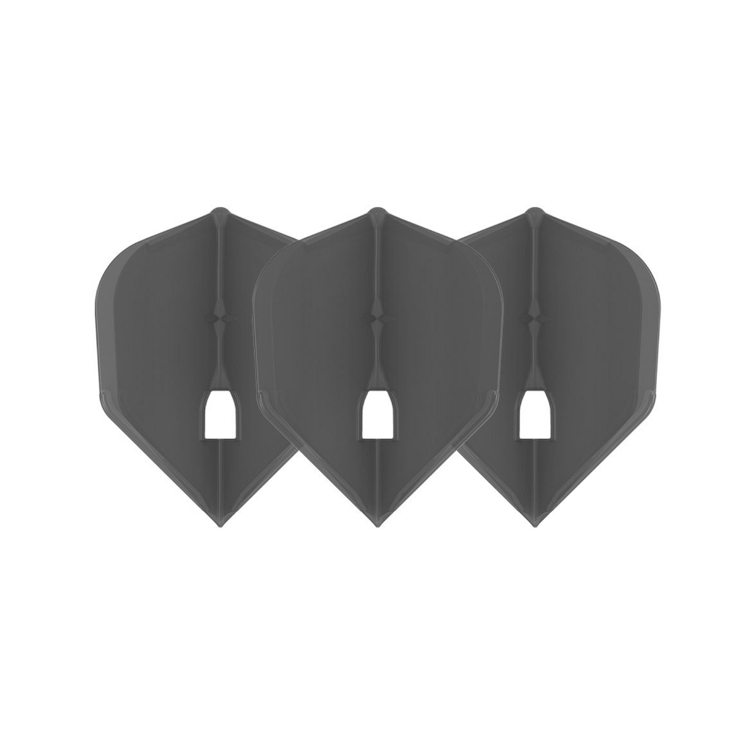 Dart Flights L-Style L3PRO Shape Clear Black