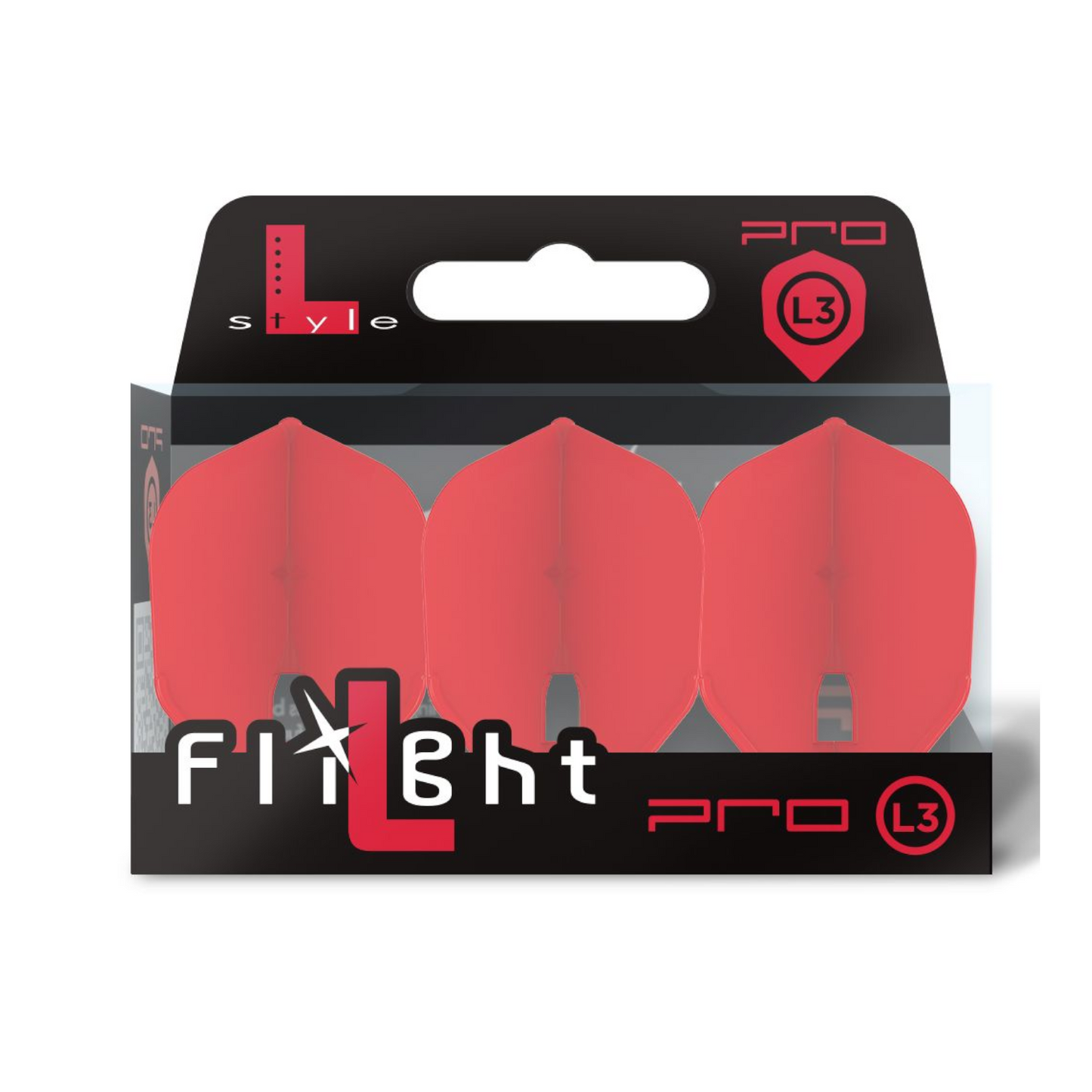 Dart Flights L-Style L3PRO Shape Red