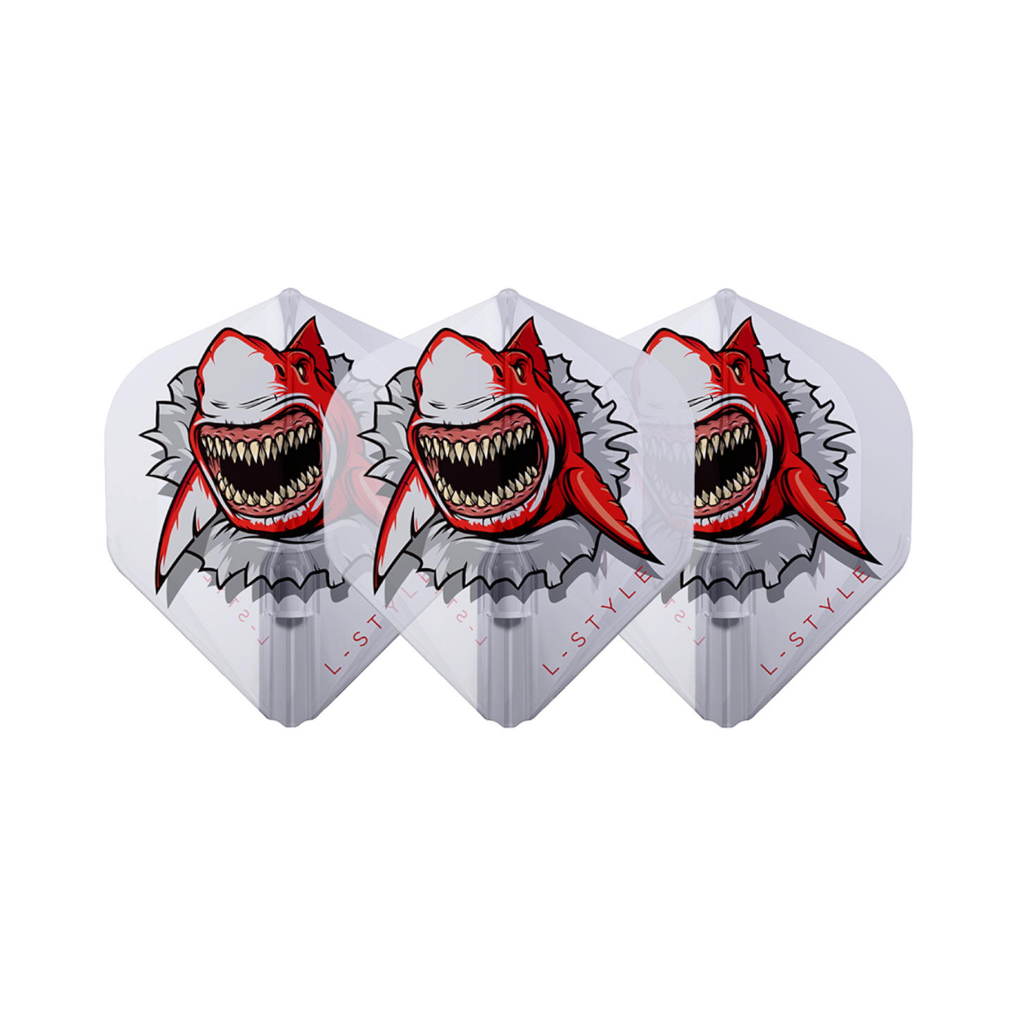 Dart Flights L-Style Signature Champagne Flight: L1EZ Standard Florian Hempel Clear White