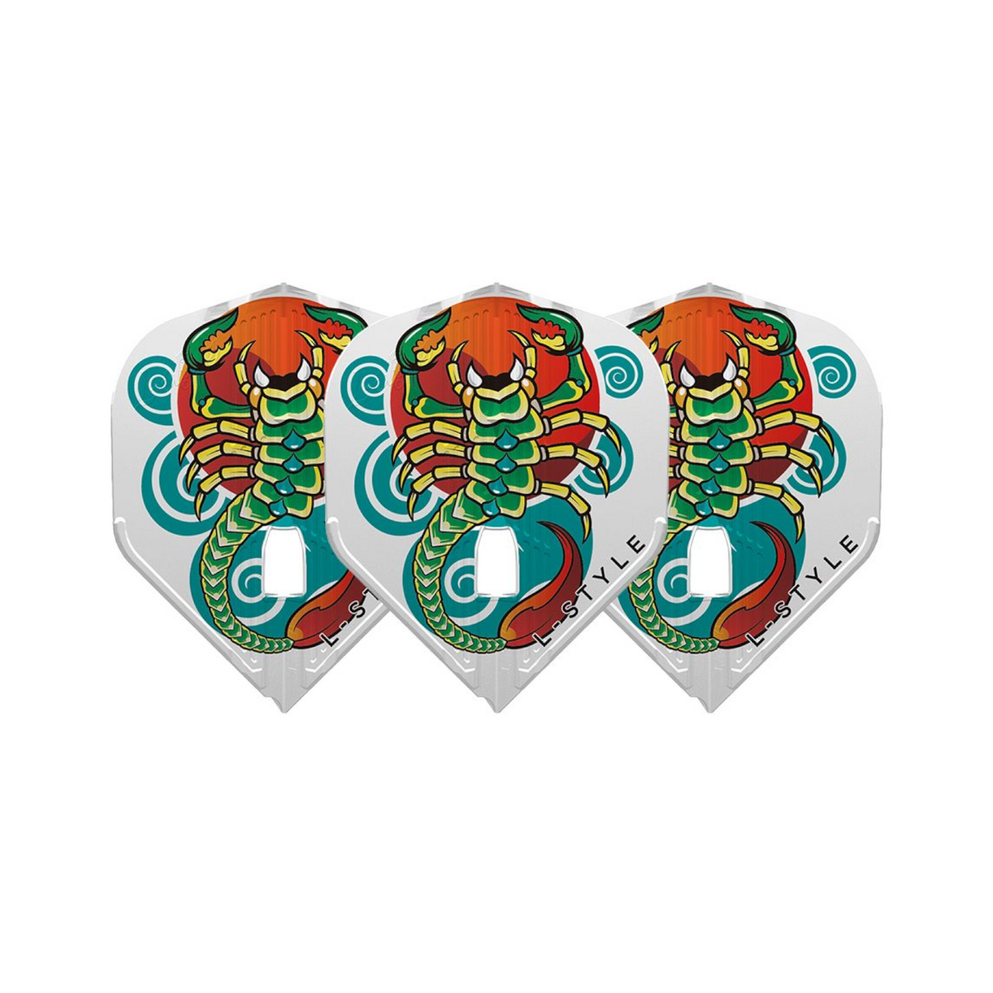 Dart Flights L-Style Signature Champagne Flight: L1PRO KAMI DetaHedman V3 White
