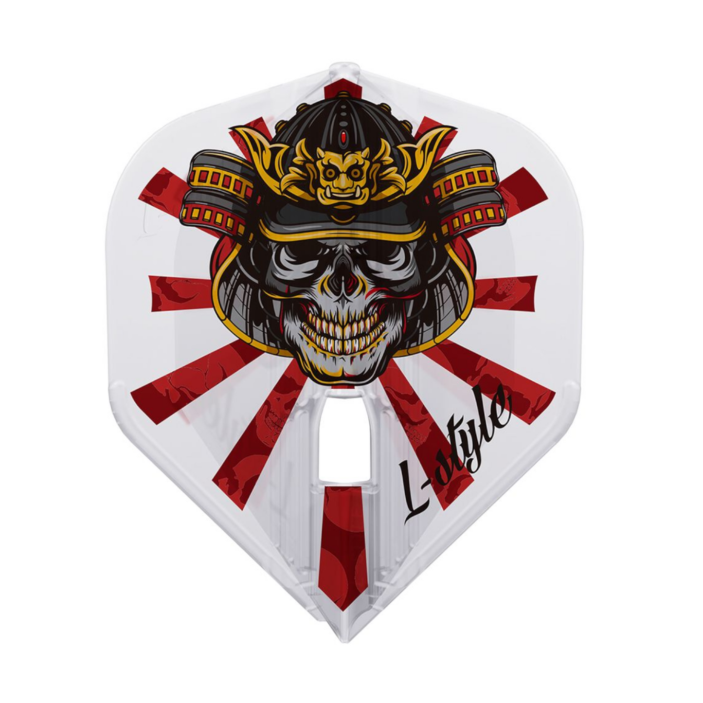 Dart Flights L-Style Signature Champagne Flight: L1PRO KAMI Standard Marijanovic v2 Samurai Type A Clear White