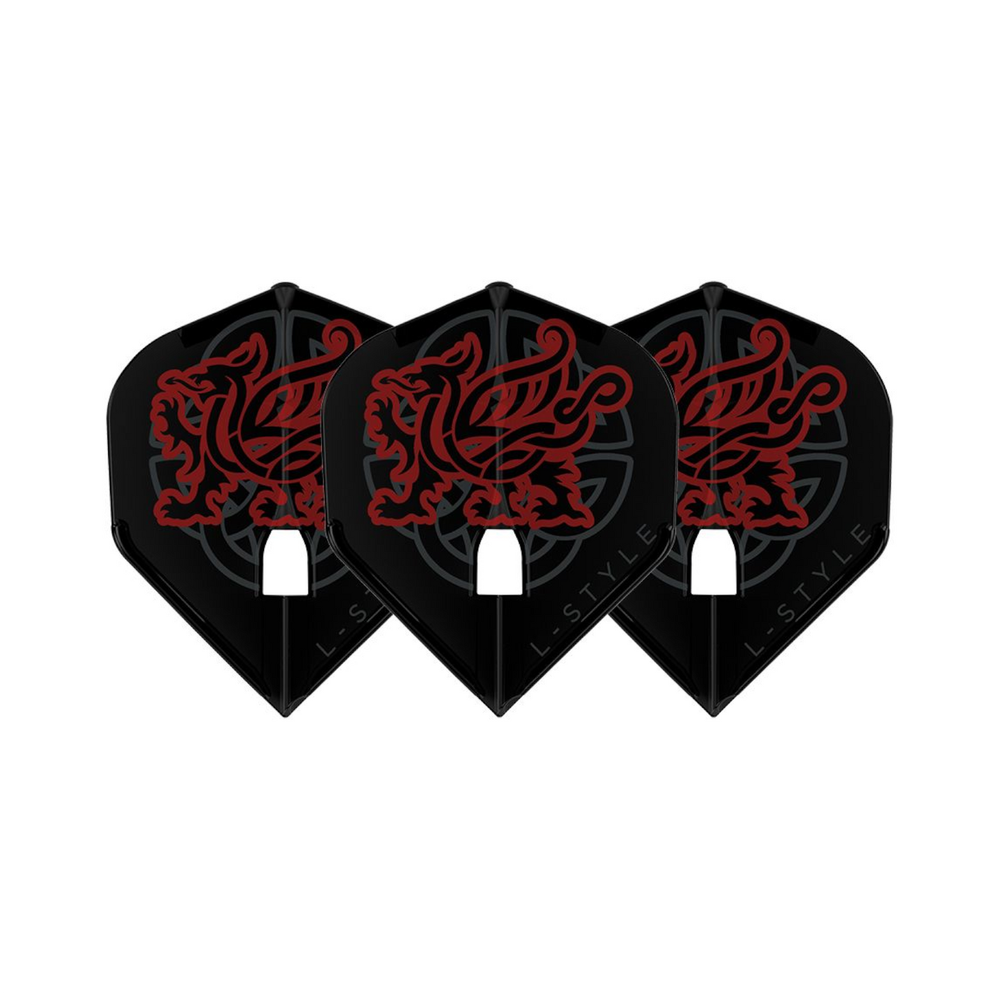 Dart Flights L-Style Signature Champagne Flight: L1PRO Jim Williams v2 Black