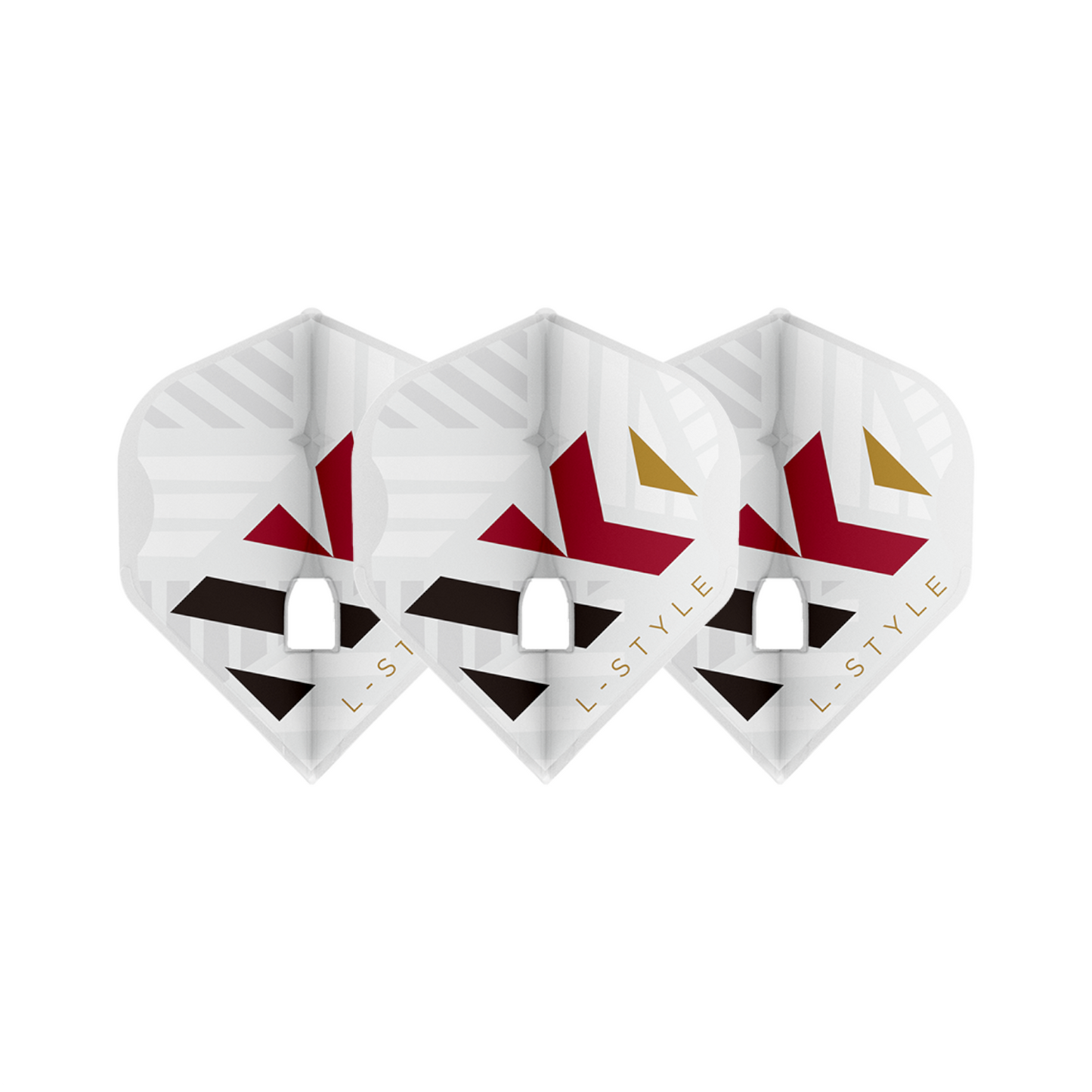 Dart Flights L-Style Signature Champagne Flight: L1PRO Standard Nico Kurz v2 White