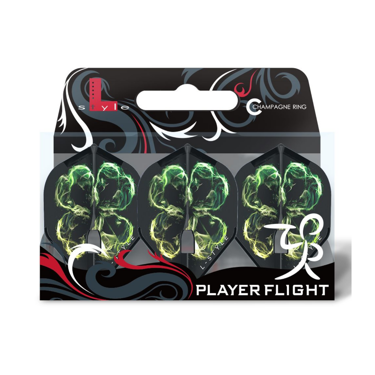 Dart Flights L-Style Signature Champagne Flight: L1PRO Standard Robyn Byrne v2 Black