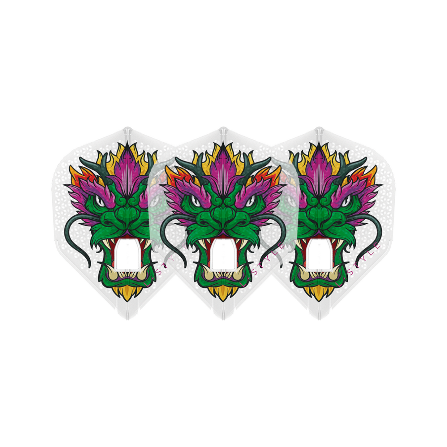 Dart Flights L-Style Signature Champagne Flight: L3dPRO Jules Van Dongen Clear Black