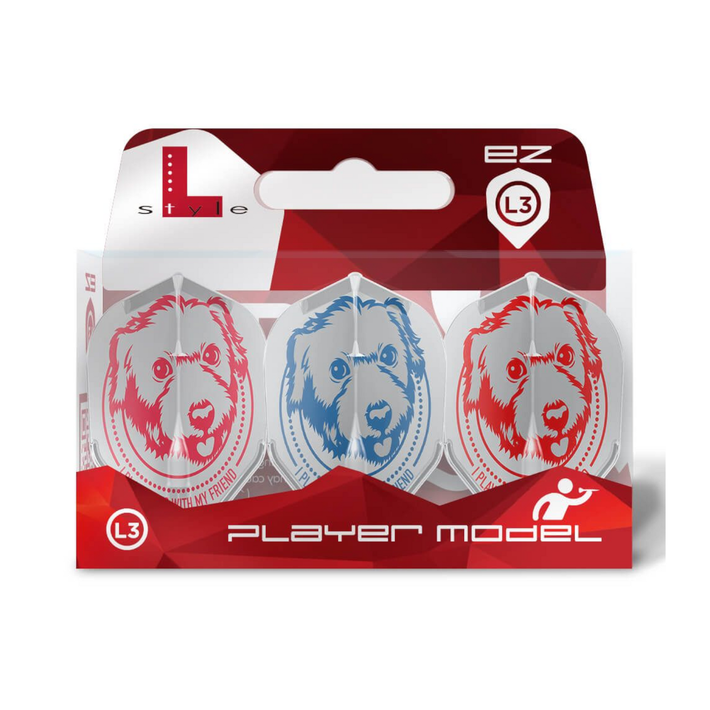Dart Flights L-Style Signature Champagne Flight: L3EZ Shape Ryuta Arihara White