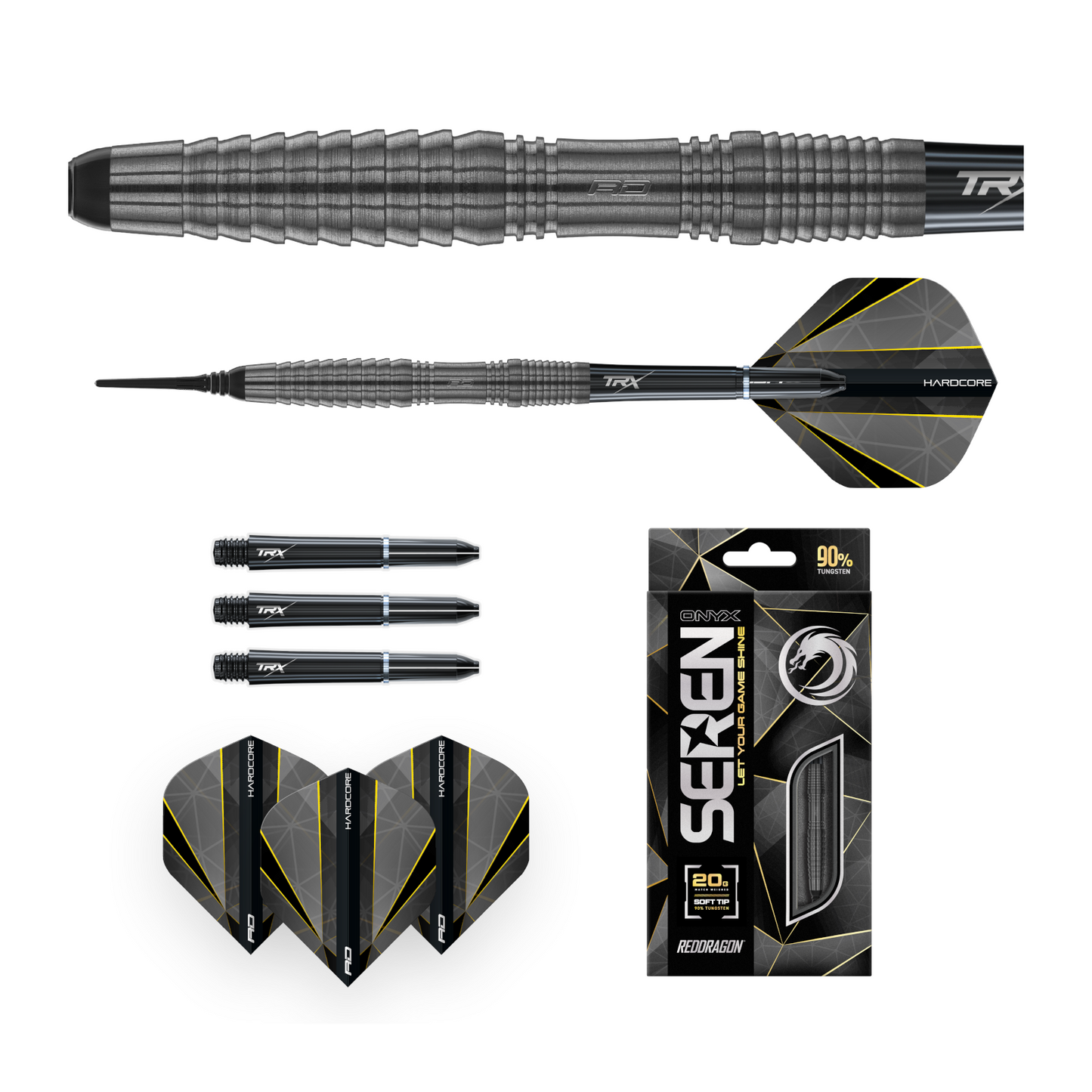 Softdart REDDRAGON Seren 3 Onyx 90%