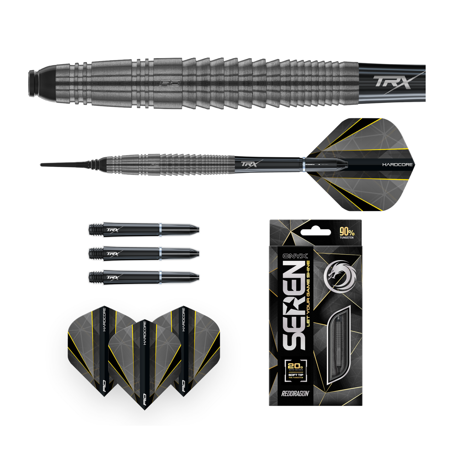Softdart REDDRAGON Seren 4 Onyx 90%