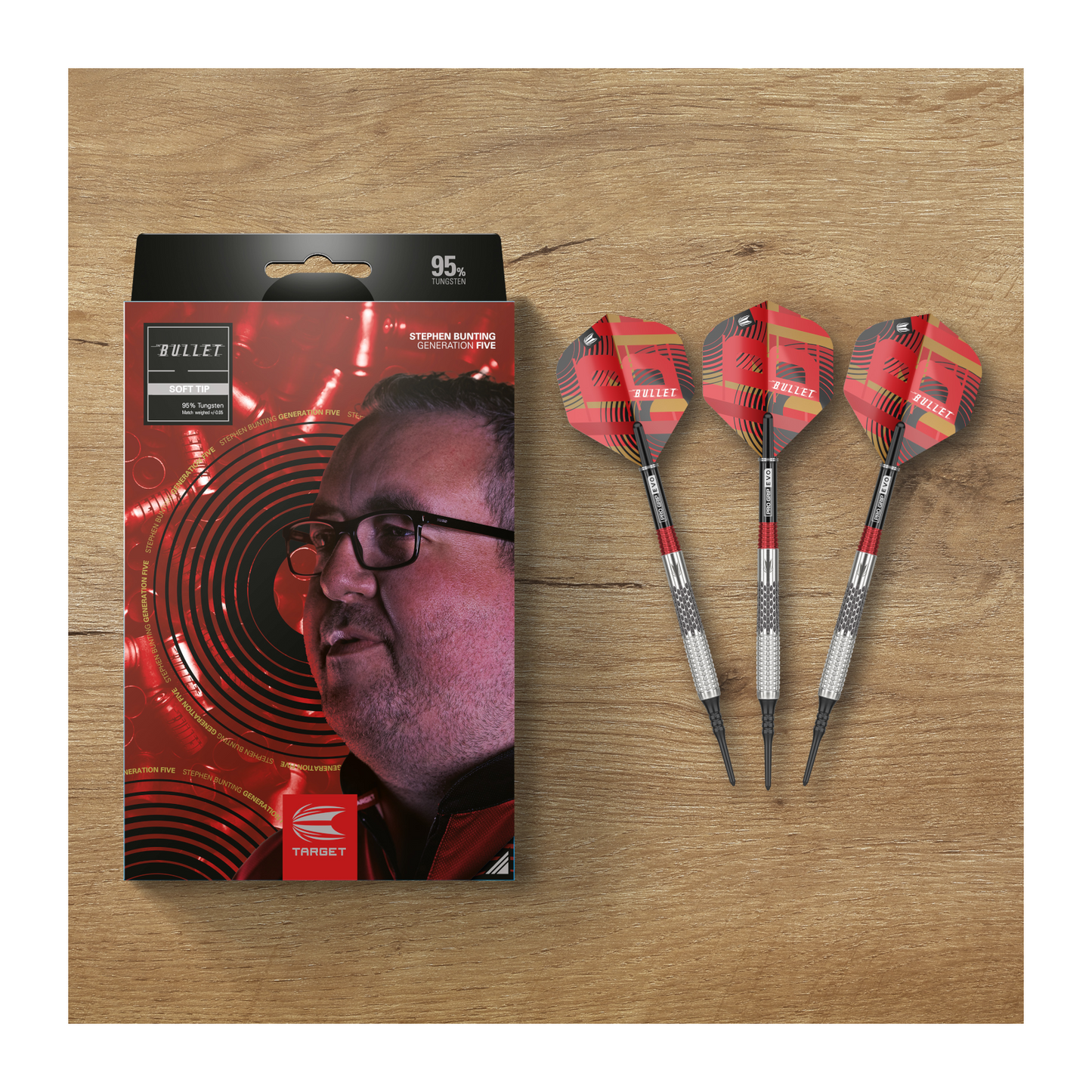 Softdart TARGET STEPHEN BUNTING GEN5 95%