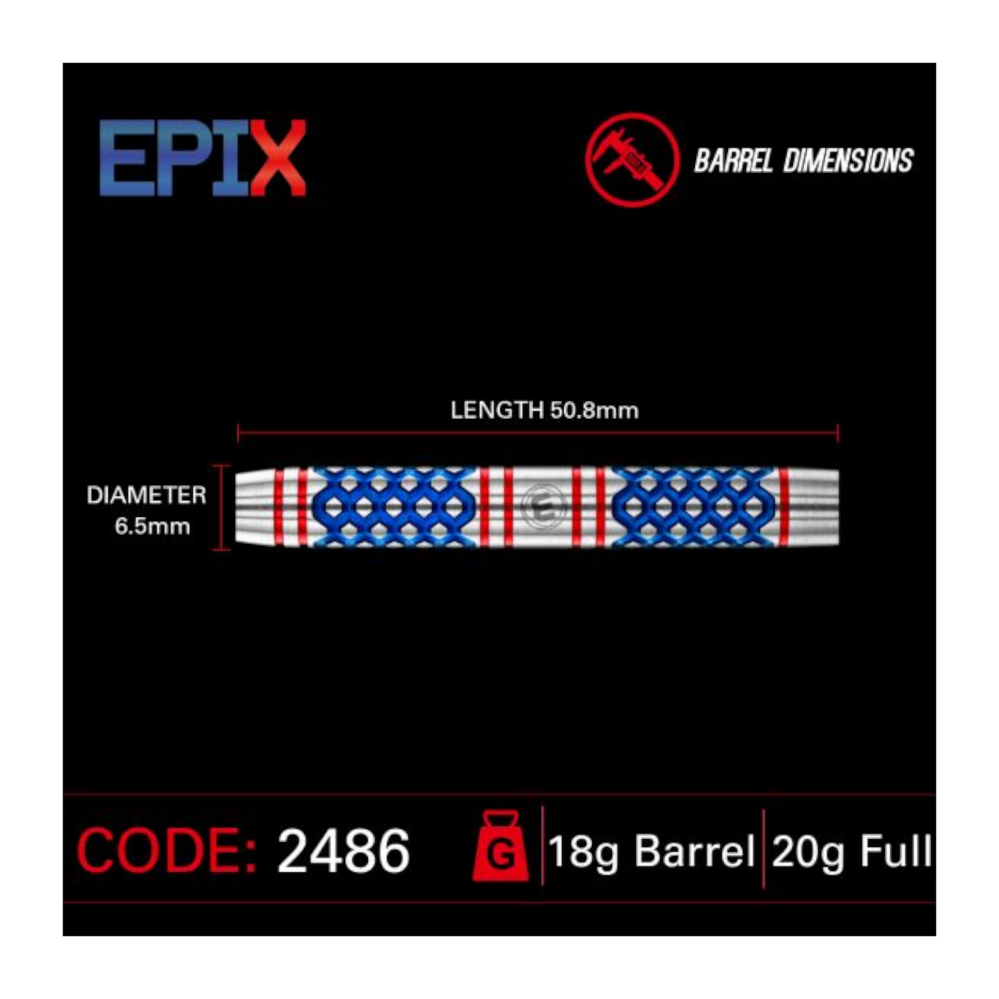 Softdart WINMAU Epix 90%